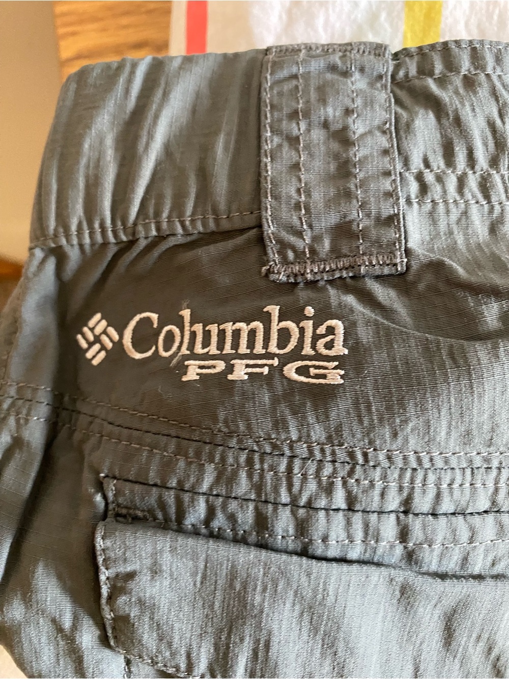 Columbia PFG Men's Dark Gray/Black Performance Pants